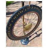 Fantastic Antique Folk Art Wooden Gambling Wheel