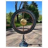 Fantastic Antique Folk Art Wooden Gambling Wheel