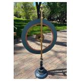 Fantastic Antique Folk Art Wooden Gambling Wheel