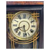 Antique Mantel Clock w/Pendulum & Key