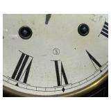 Antique French Mother-of-Pearl Inlaid Wall Clock