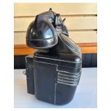 Old Vintage Wall Mount Bakelite Hand Crank Beehive Telephone
