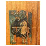 Antique Wooden Iron Board Table