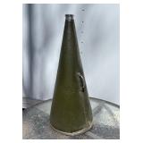 Large Vintage Green Megaphone