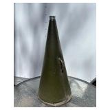 Large Vintage Green Megaphone