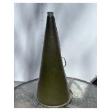 Large Vintage Green Megaphone
