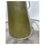 Large Vintage Green Megaphone