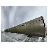 Large Vintage Green Megaphone
