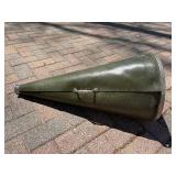 Large Vintage Green Megaphone