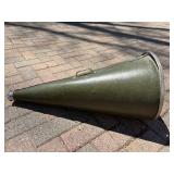Large Vintage Green Megaphone