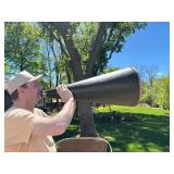 Large Vintage Green Megaphone