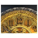 Ornate Antique Ingraham Mantel Clock w/Pendulum & Key