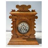 Very Nice Antique Ansonia Mantel Clock w/Pendulum & Key
