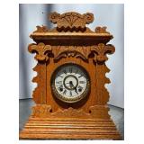 Very Nice Antique Ansonia Mantel Clock w/Pendulum & Key