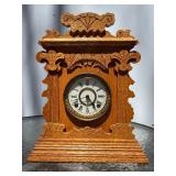Very Nice Antique Ansonia Mantel Clock w/Pendulum & Key