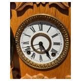 Very Nice Antique Ansonia Mantel Clock w/Pendulum & Key