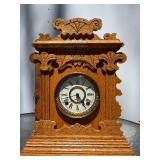 Very Nice Antique Ansonia Mantel Clock w/Pendulum & Key