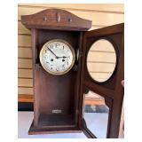 Very Nice Antique Oak Wall Clock