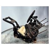 Very Cool Antique EXCELSION Cast Iron 3x5 Printing Press