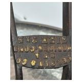 Very Cool Antique EXCELSION Cast Iron 3x5 Printing Press