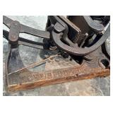 Very Cool Antique EXCELSION Cast Iron 3x5 Printing Press