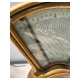 Excellent Old Vintage DETROIT Gold Postal Scale