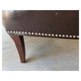 Set of 4 Curved Back Padded Club Chairs