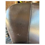 Set of 4 Curved Back Padded Club Chairs