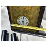 Very Nice Antique Mid 19th Century Wall Clock w/Horse Design