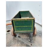 Small Vintage Painted Wood Wagon
