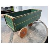 Small Vintage Painted Wood Wagon