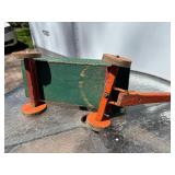 Small Vintage Painted Wood Wagon