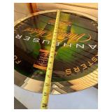 Anheuser-Busch World Select Round Beer Mirror Sign