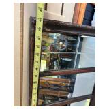 Ornate Antique 5 Panel Buffet Mirror