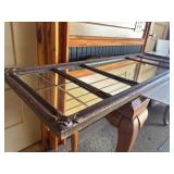 Ornate Antique 5 Panel Buffet Mirror