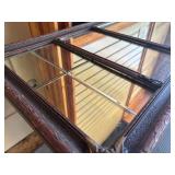Ornate Antique 5 Panel Buffet Mirror