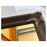 Ornate Antique 5 Panel Buffet Mirror