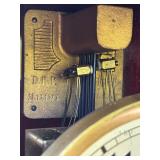 Excellent Quality Vintage German Wall Clock w/Pendulum & Key