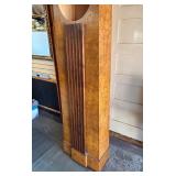 Biedermeier Style Burled Tallcase Grandfather Clock Case