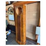 Biedermeier Style Burled Tallcase Grandfather Clock Case