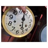 Excellent Quality Vintage German Wall Clock w/Pendulum & Key
