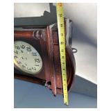 Excellent Quality Vintage German Wall Clock w/Pendulum & Key