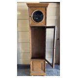 Antique Oak Grandfather Clock Case