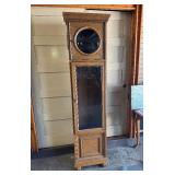 Antique Oak Grandfather Clock Case