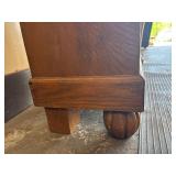 Antique Oak Grandfather Clock Case