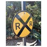 Original Antique Iron Railroad Crossing