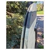 Original Antique Iron Railroad Crossing
