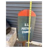Vintage Postage Stamp Machine w/Stand