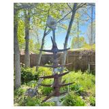 Yard/Garden Decoration - Tree Made of Antique Pickaxes