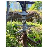Yard/Garden Decoration - Tree Made of Antique Pickaxes
